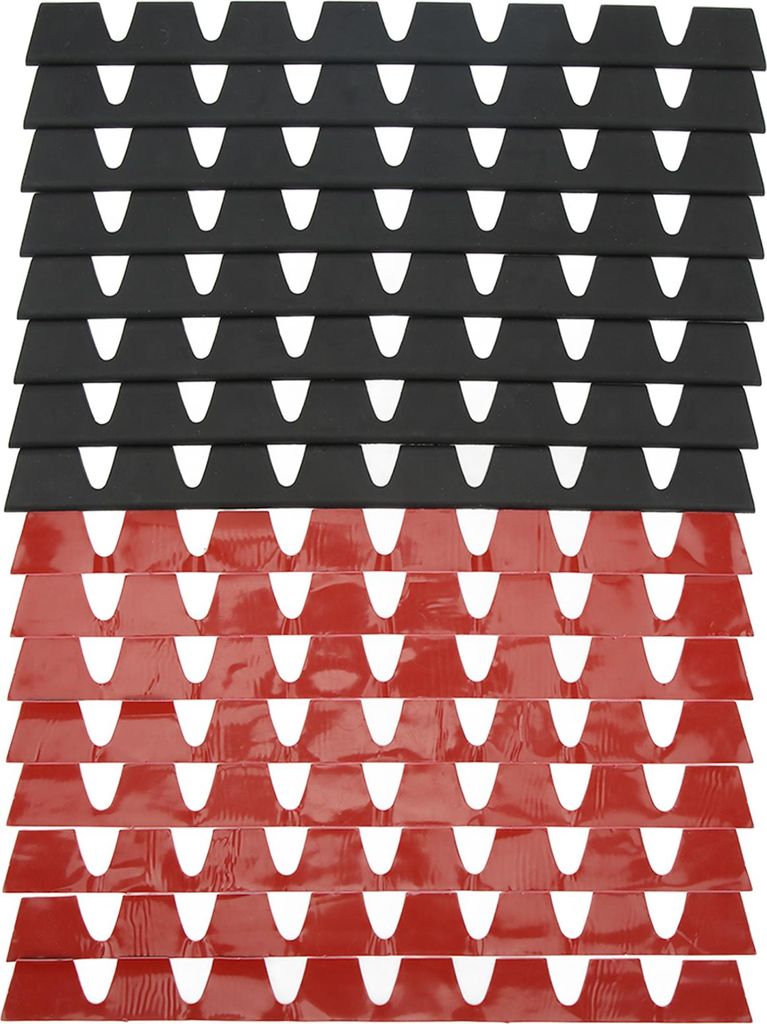 8pcs vordere Stoßfänger Scrape Guard Set Gummi schwarzer universeller Anti -Scratch -Beschützer