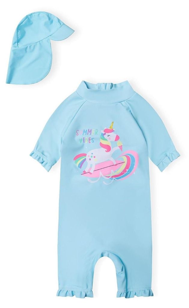 Minoti Shirt Blau Gr. 122 für Mädchen