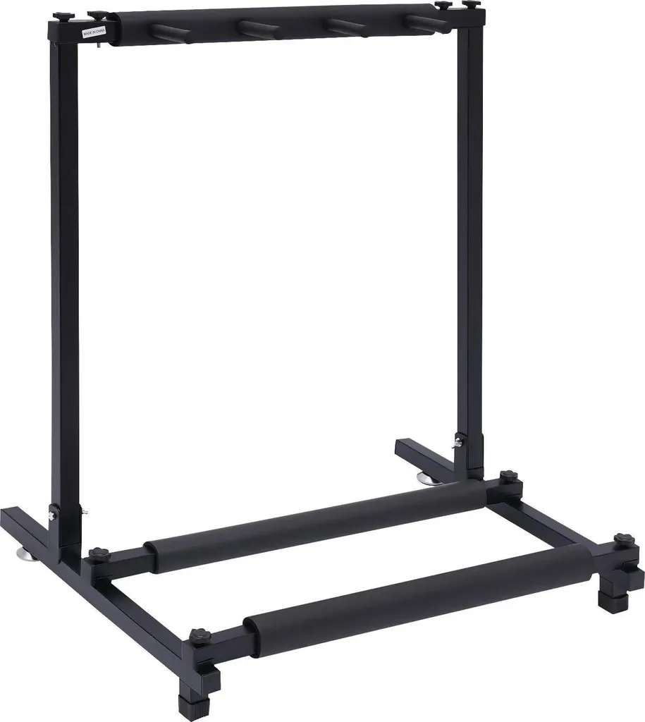 Support pour guitare pliable noir, rack multi-instruments universel