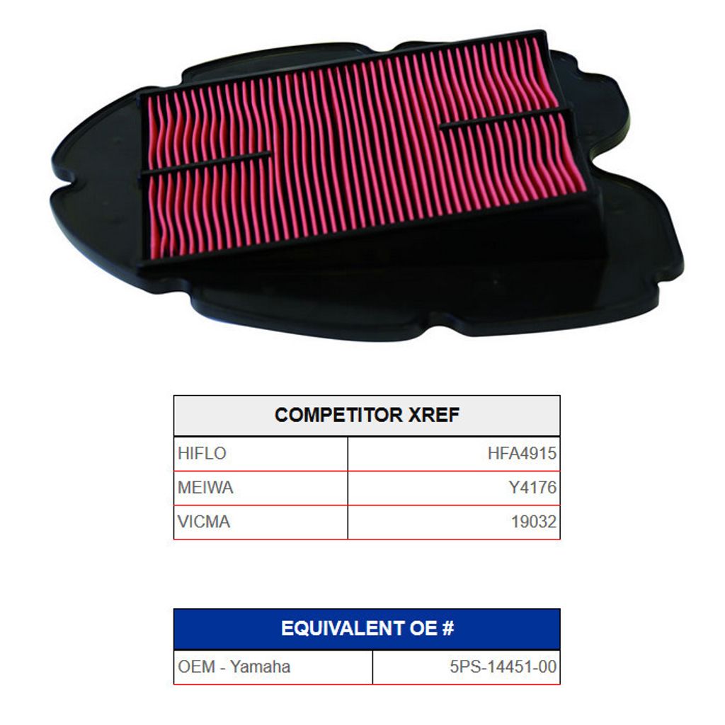 Champion Luftfilter J331* Produktbild 