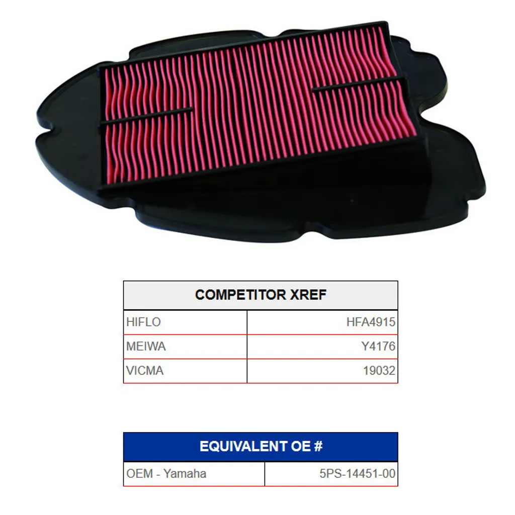 Champion J331 Filtre à Air de Haute Qualité pour Moteurs de Voiture