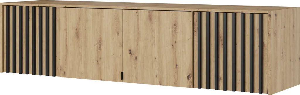 Augmenter le rangement de l'armoire NELLY avec l'extension 205cm Noir