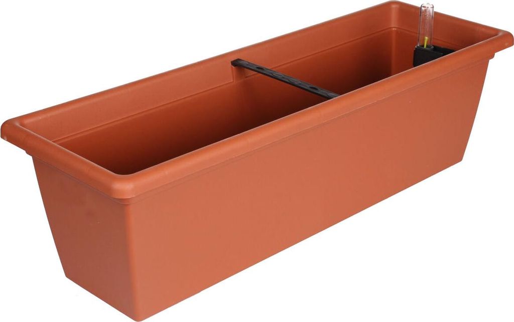 Jardinière auto-arrosante Magnolia 2SMART 60 cm terre cuite Image du produit 