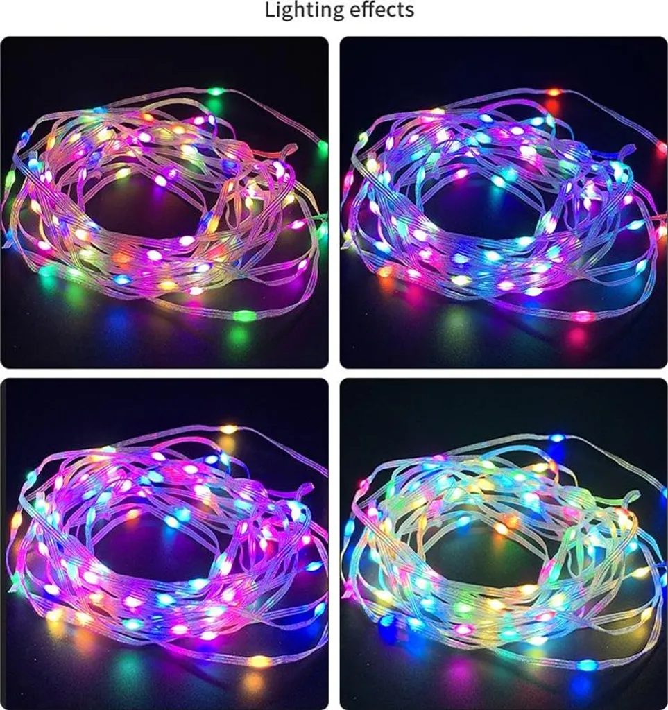 Guirlande LED USB 10M Dreamcolor avec Synchronisation Bluetooth App - 5