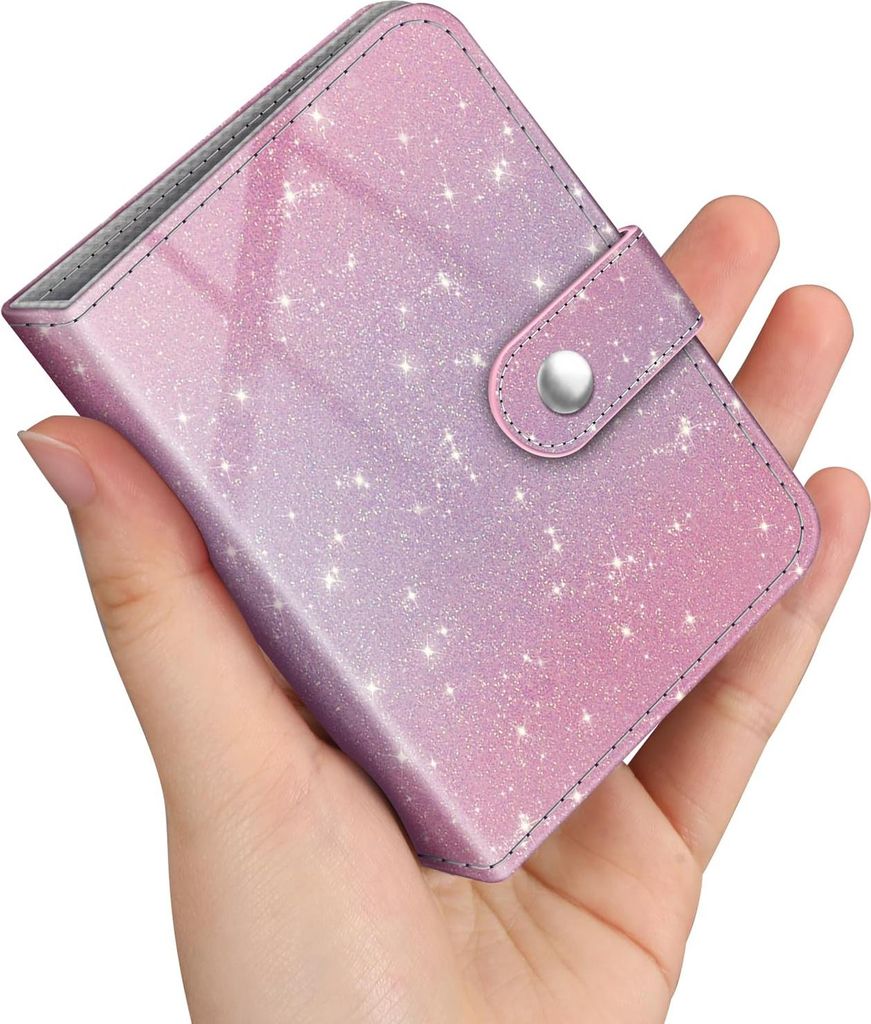 Fintie Mini Fotoalbum für 2x3 Zoll Filme - 52 Taschen kleine Alben für Fujifilm Instax Mini Sofortbildkamera/Polaroid Hi-Print Bilder, Kpop Fotok...