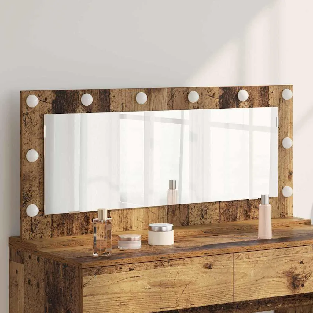 Specchio Design 6291538 Legno Vecchio 100x45cm - Arredo Parete 2025