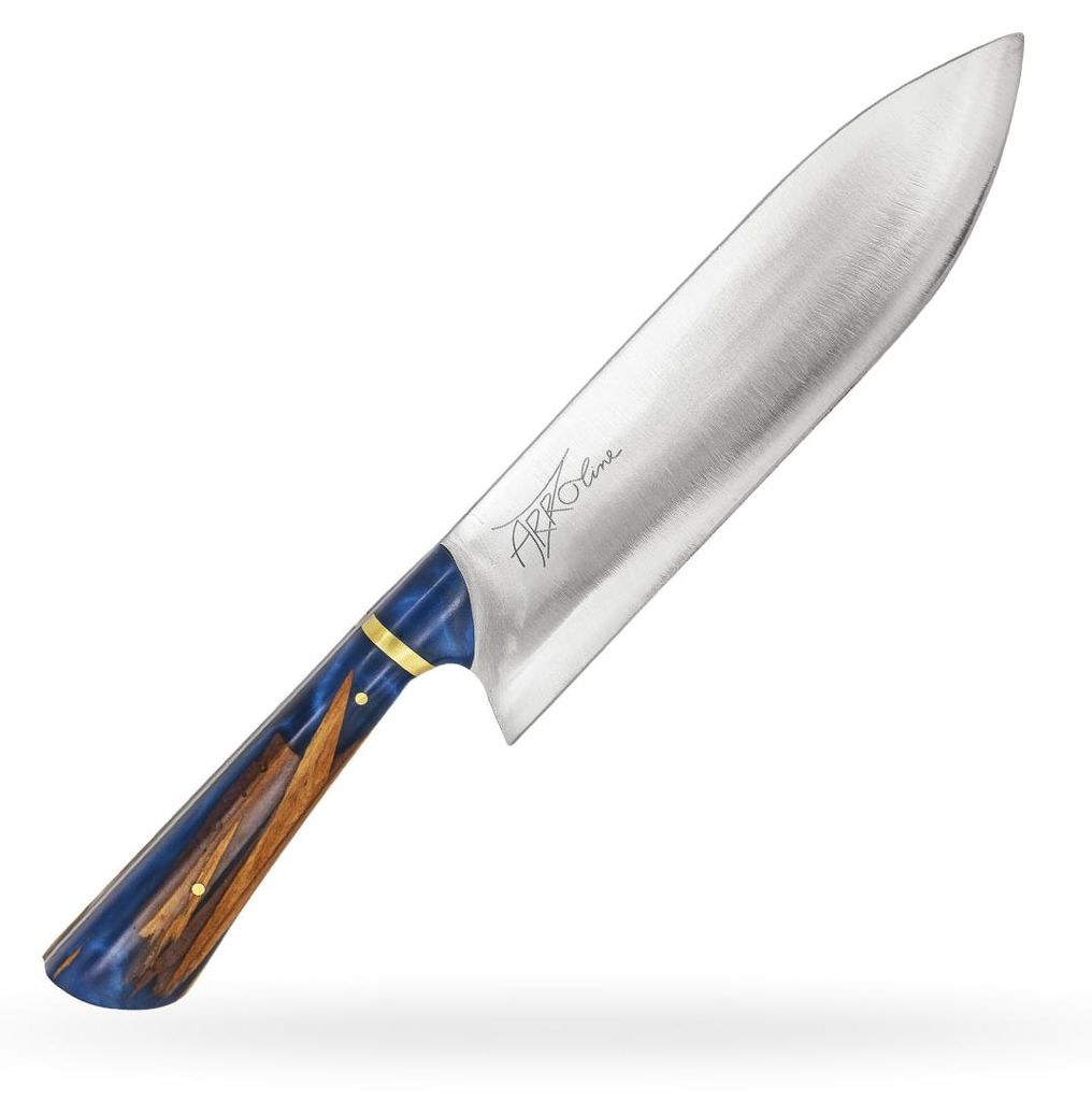 PREMAX Handgefertigtes Küchenmesser 88870 Edelstahl AISI 420 C für Lebensmittel 19 cm