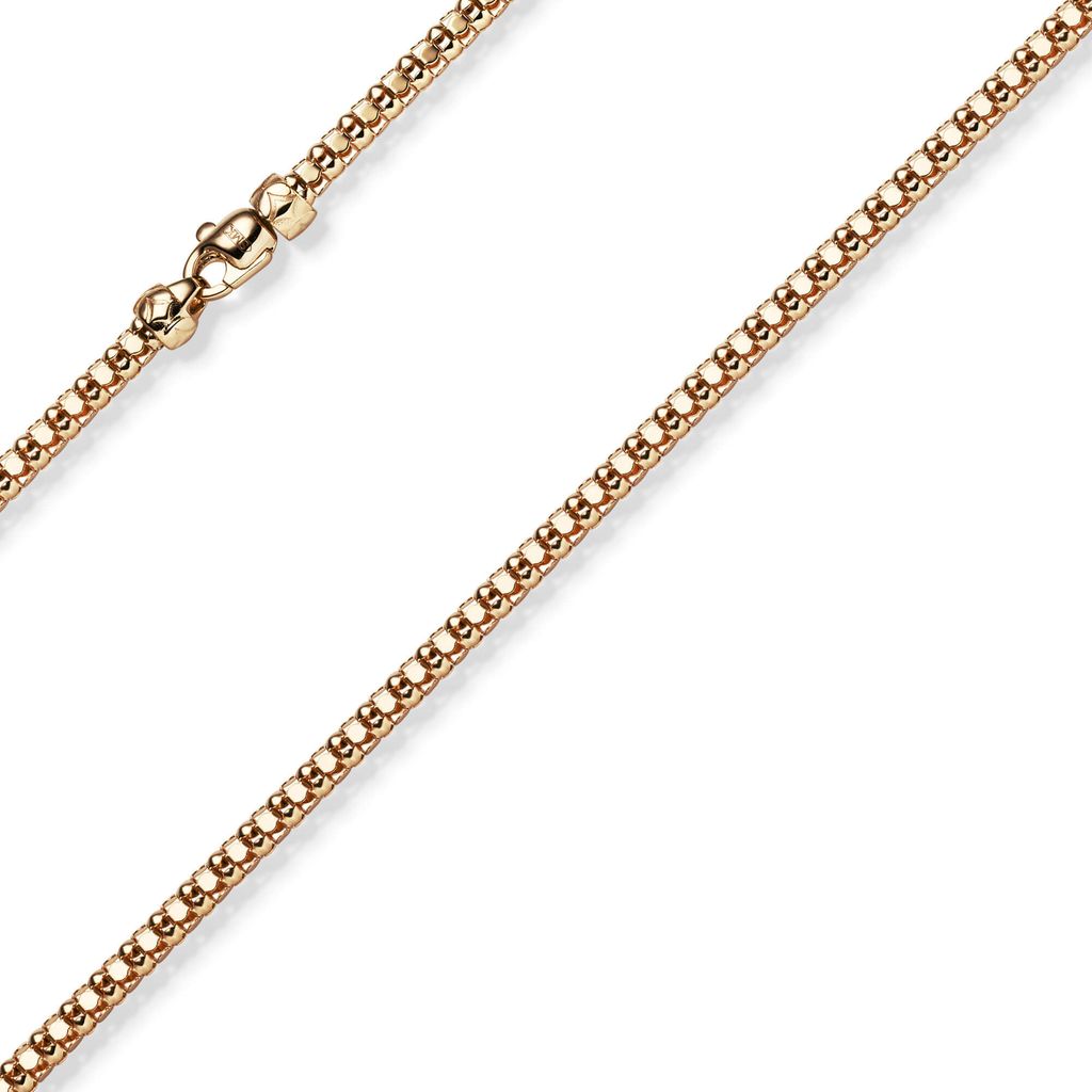 4mm Phantasiearmband Armkette Armschmuck aus 585 Gold Rotgold glänzend 21cm