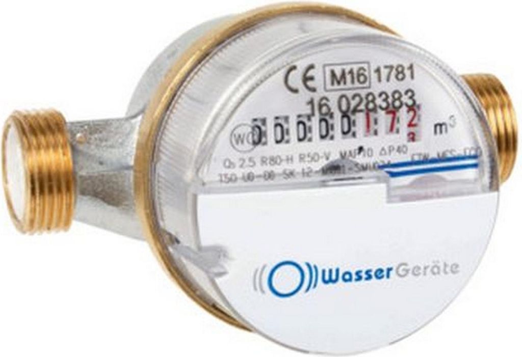 Wohnungswasserzähler Eco Qn 2,5 - 3/4" x 130 mm - kalt Zdjęcie produktu 
