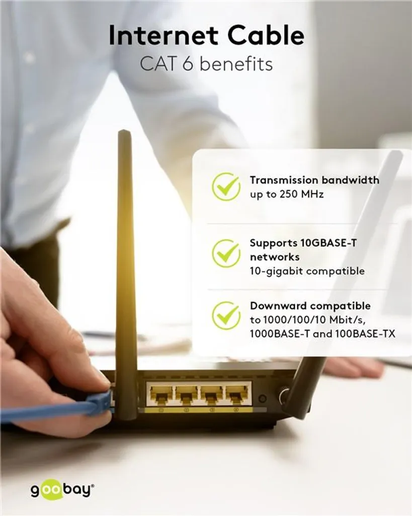 Goobay Cavo patch CAT 6 S/FTP (PiMF), blu - 5