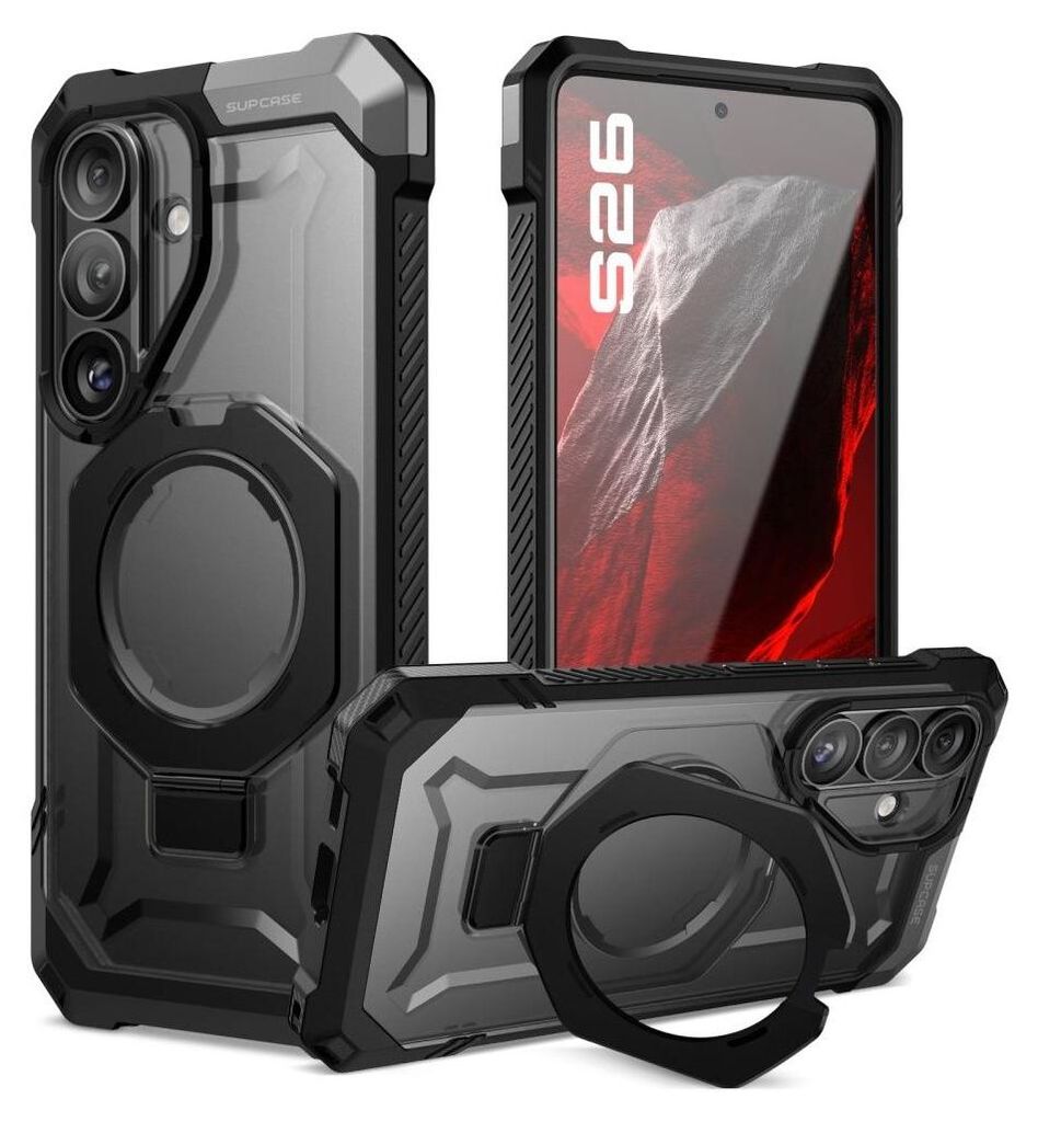 Supcase UB Grip Mag mit Magnetfunktion Hülle für Samsung Galaxy S26 - Schwarz Handyhülle