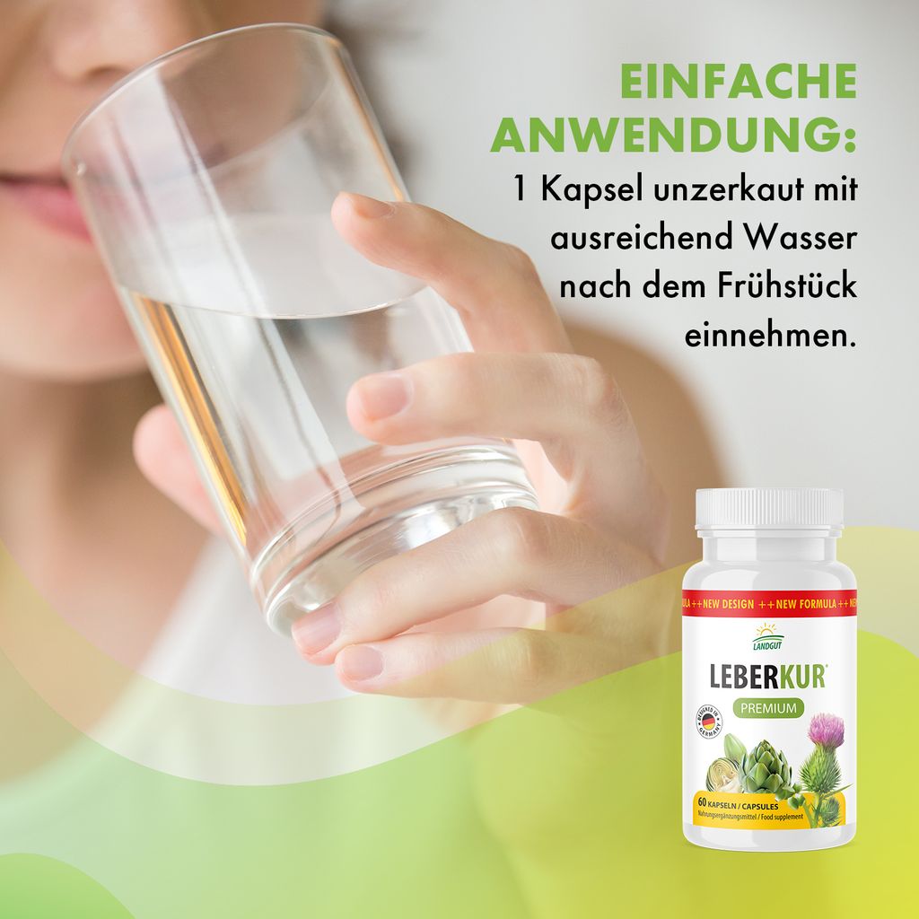 Landgut Leberkur* Premium - Nahrungsergänzungsmittel mit Produktbild 3