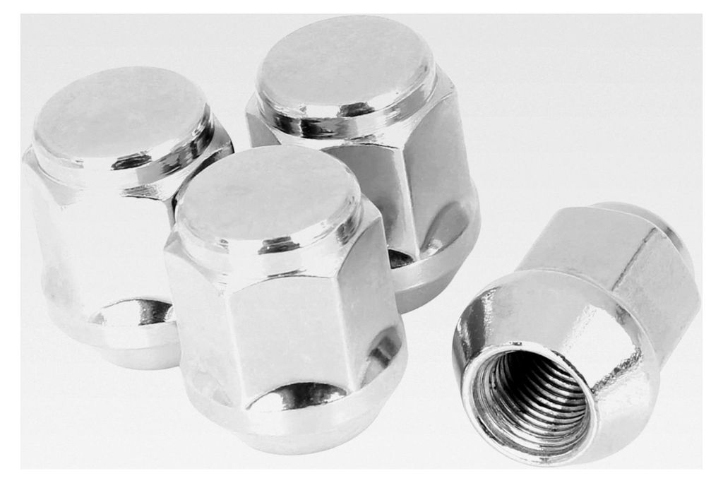 4 Stück Chrom Radmuttern M12x1.25 Kegelsitz Werkzeug für Fahrzeuge