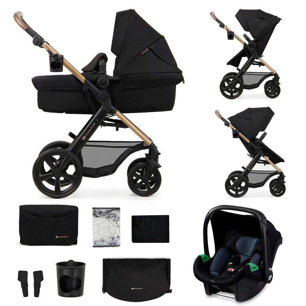 Kinderkraft MOOV 2, kinderwagen 3-in-1 - Verstelbare Productafbeelding 