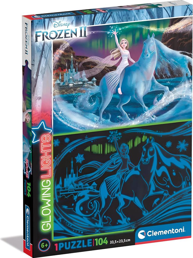 Puzzle Ľadové kráľovstvo 2 104 dielikov, svietiace Obrázok produktu 