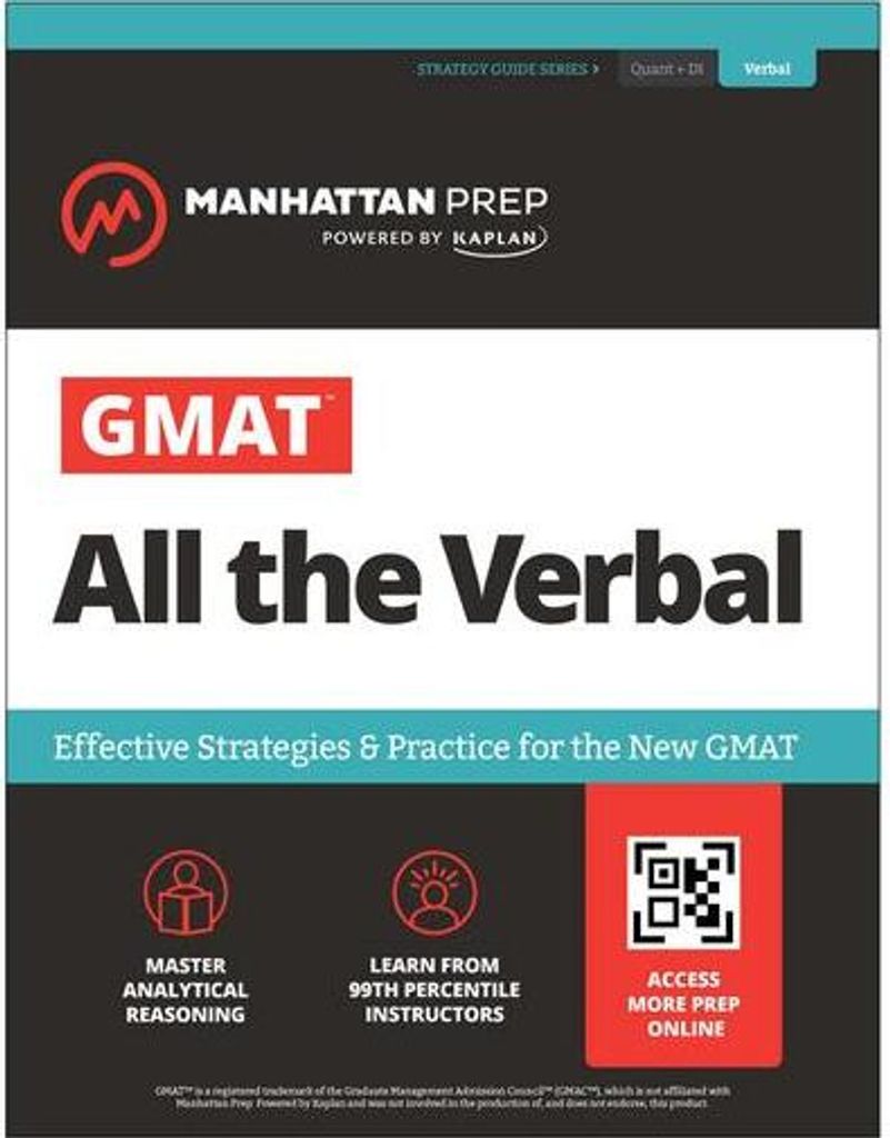 GMAT All the Verbal: Effective Strategies & Practice for Image du produit 