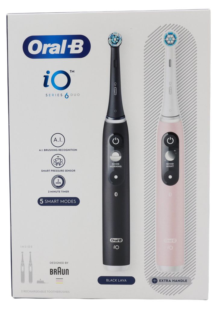 Obrotowa szczoteczka do zębów Oral-B iO 6 dla dorosłych Zdjęcie produktu 