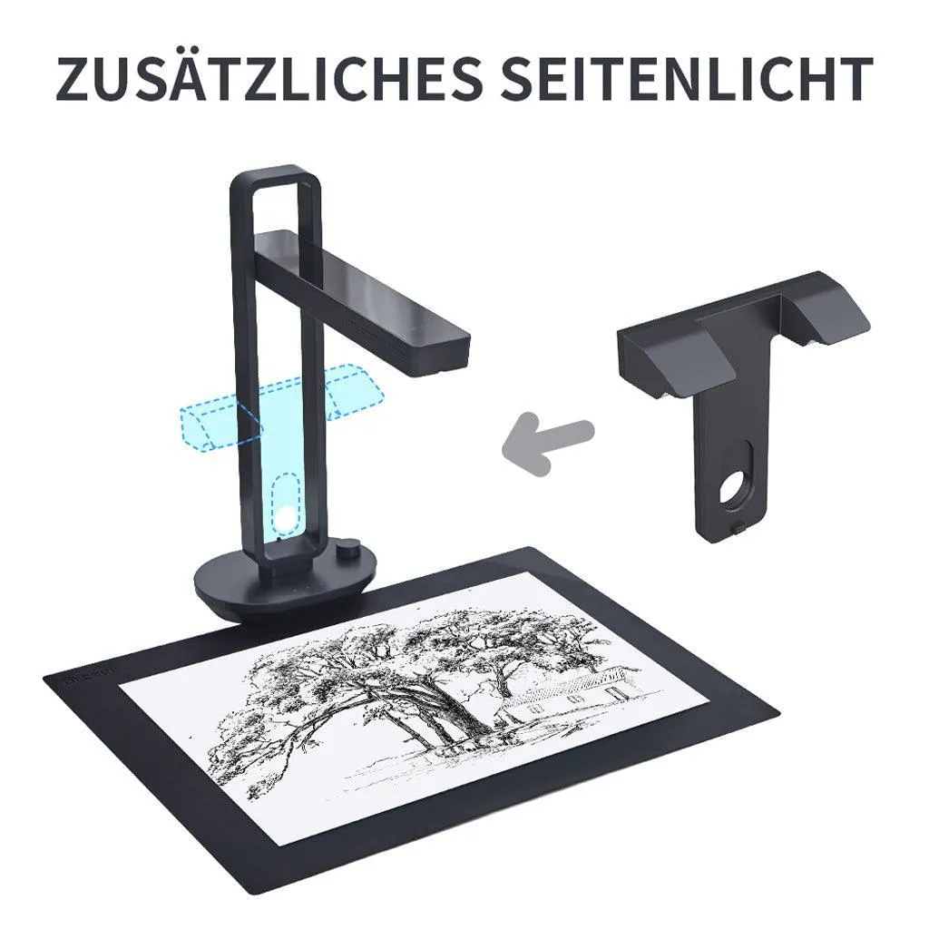 Caméra de documents HD CZUR Aura Pro scanner portable A3 multi-usage - 9