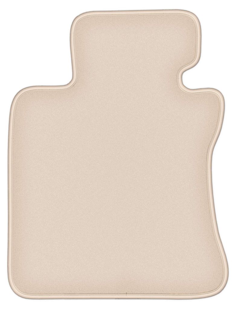 DURBAN Beige Velours-Fahrerfußmatte für BMW 6 E64 Cabrio Produktbild 