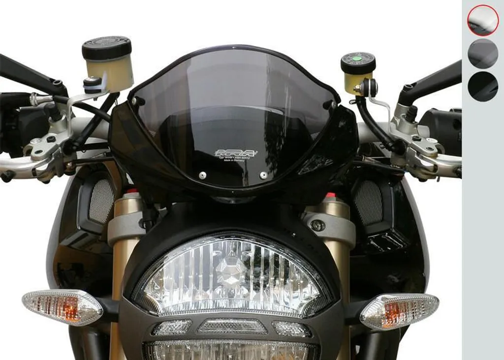 Pare-brise MRA O Ducati Monster - Évitez le Vent et les Turbulences