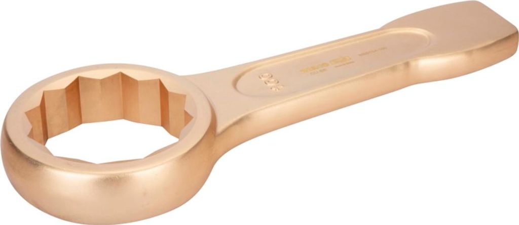 Bahco Funkenfreier 24-mm-Schlag-Ringschlüssel aus Kupferberyllium, 165 mm
