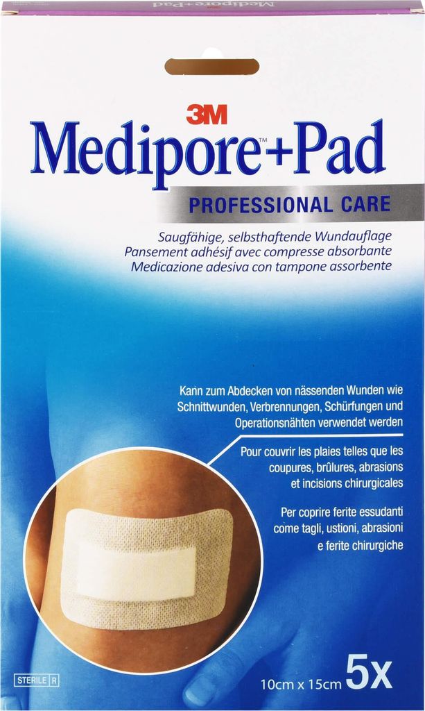 MEDIPORE+Pad steriler Wundverband 3569NP 10x15 cm