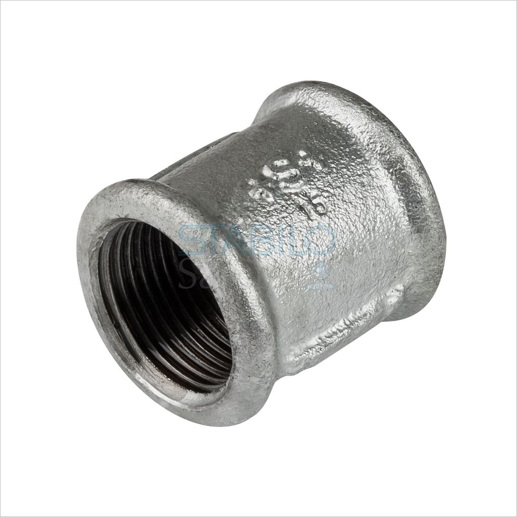 Temperguss Fitting Muffe 2 Zoll 60,3 mm DN50 Gewindefitting