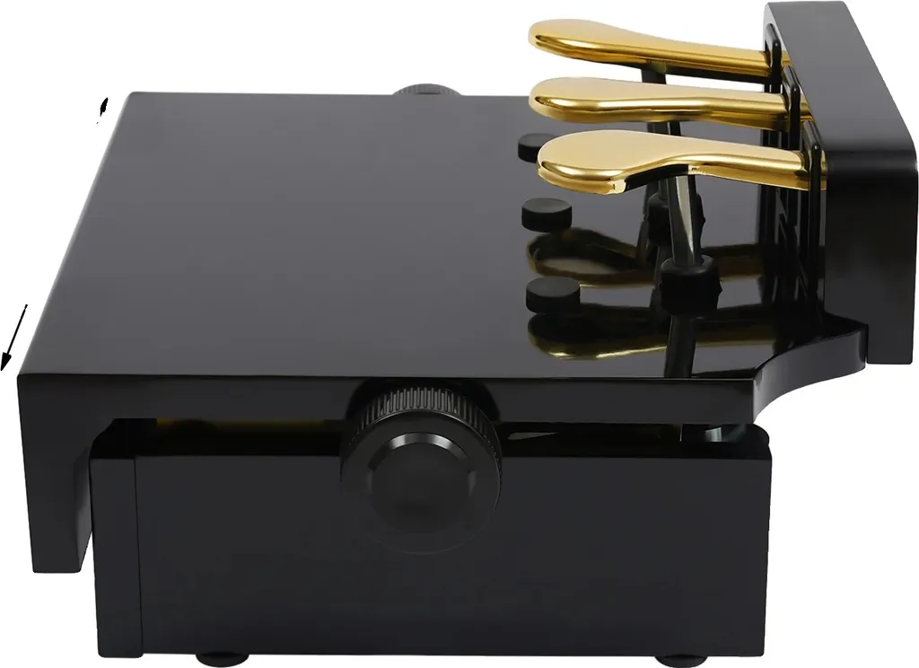 Accessoire piano pour enfant réglable en hauteur coloris noir mat