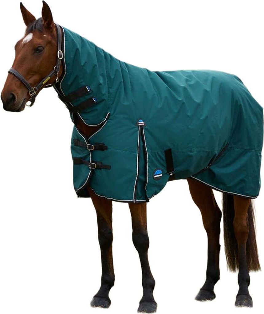 Weatherbeeta - "Comfitec Classic" Combo-Kragen 220 g Pferdedecke WB2382 (198cm) (Tannengrün/Schwarz)