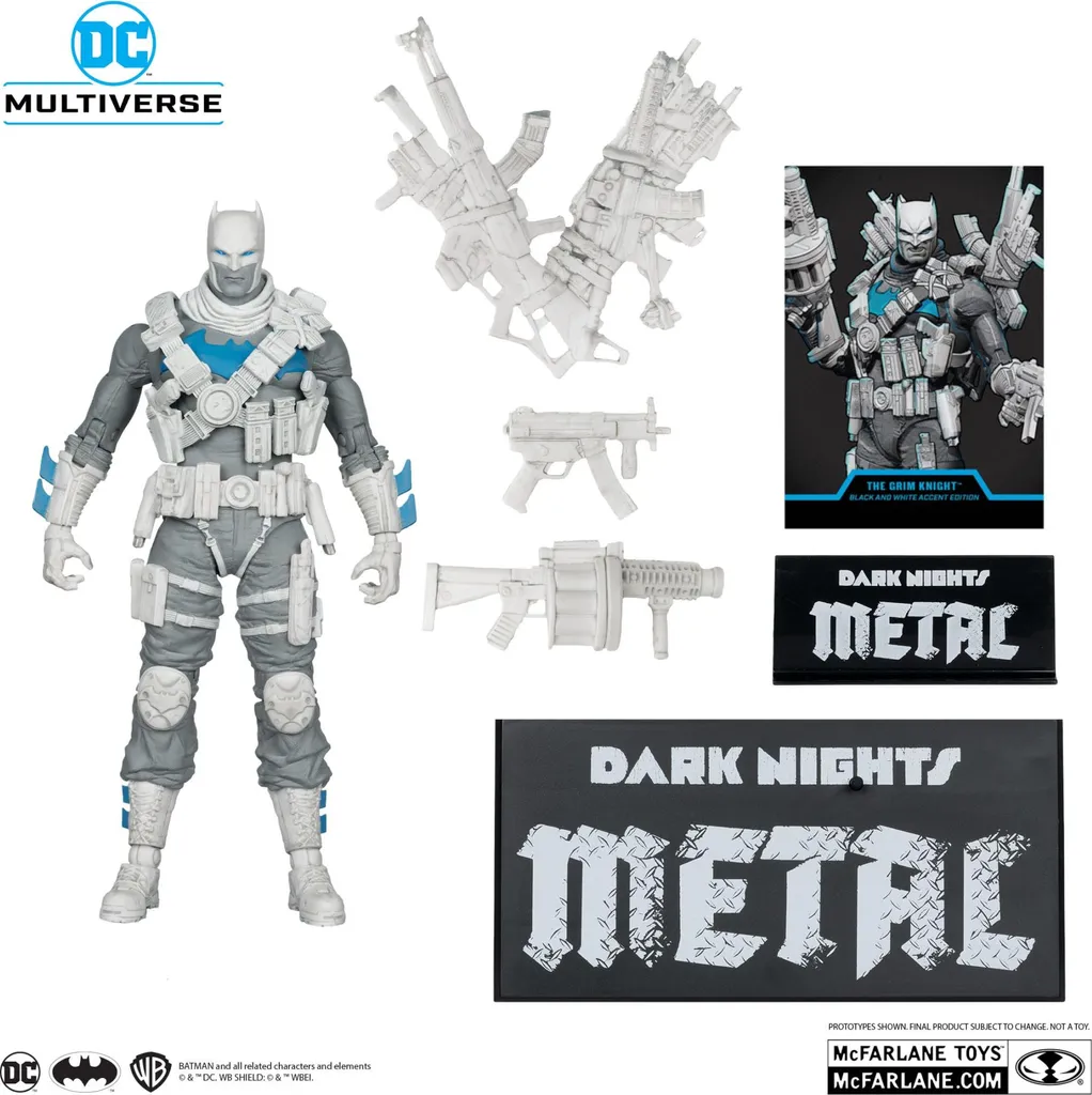 Statuette articulée DC Multiverse The Grim Knight version Collector 18cm