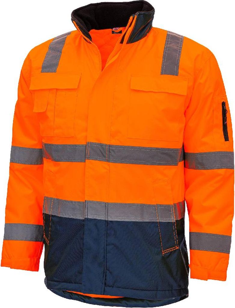 NITRAS Warnschutz Parka Warnschutzjacke Gr. XS orange
