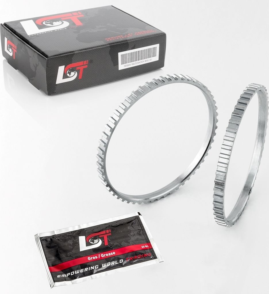 2X Abs Ring Sensorring Vorderachse Beidseitig 54 Zähne Für Citroën Jumper