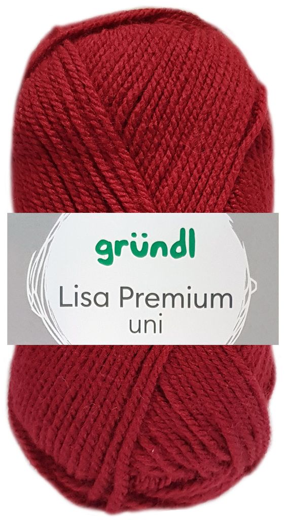 Gründl: Lisa Premium uni, 50g ~ 133m, 100% Polyacryl