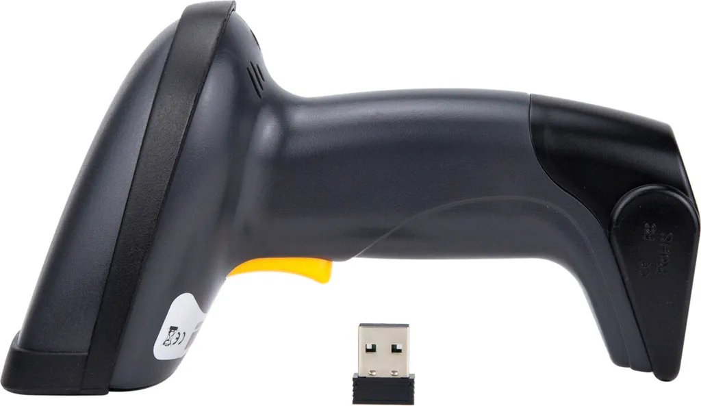 Scanner de Code-Barres 2D Equip Laser sans fil 2.4GHz avec Support Noir - 5