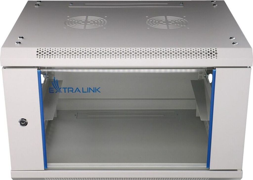 Extralink Szafa Rackmount 6U 600x450 Grey Naścienna - Półka Zdjęcie produktu 