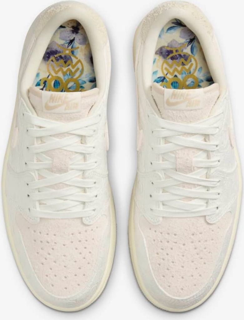 Nike Air Jordan 1 Low x Chris Paul Light Cream and Sail, FZ0455-200, Größe: 35,5