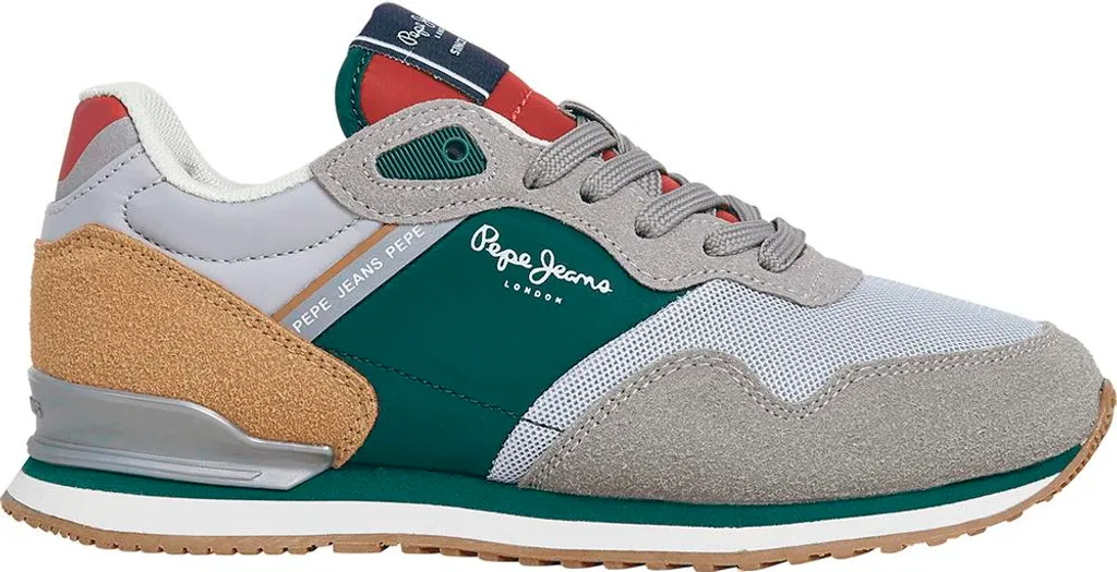 Baskets Basses Pepe Jeans City Grises en Taille 35 avec Semelle Confort