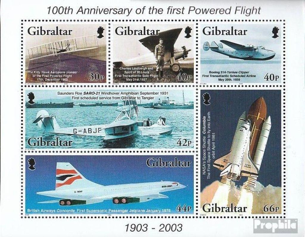 Briefmarken Gibraltar 2003 Mi Block54 (kompl.Ausg.) Produktbild 