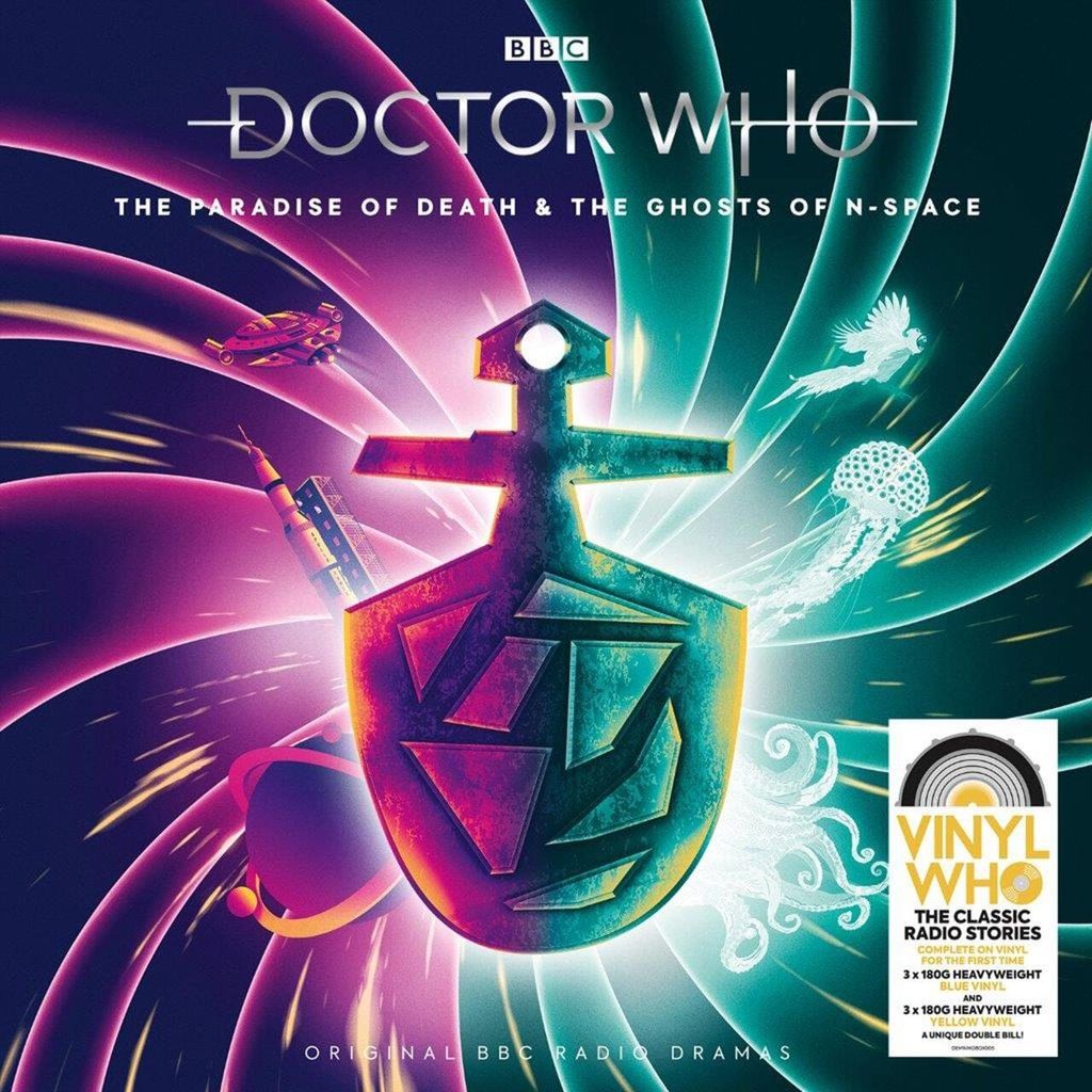 Doctor Who - Das Paradies des Todes & die Geister des N-Space Limited Edition Blau & Gelb Vinyl