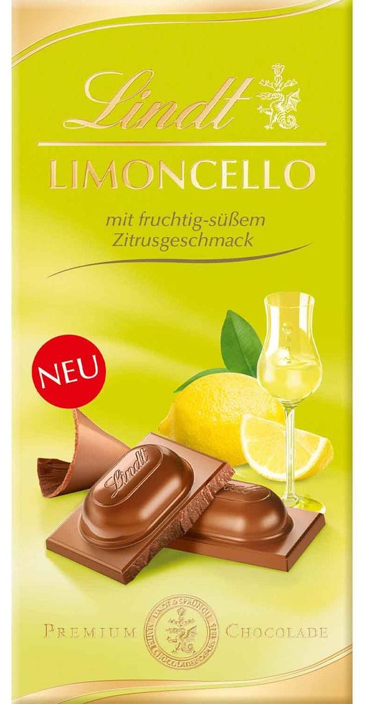 Confezione Lindt Limoncello con ripieno al liquore al Immagine del prodotto 