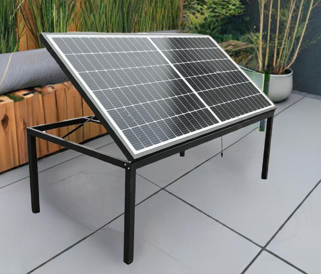 Solartisch Aufstellbar für optimalen Lichteinfall