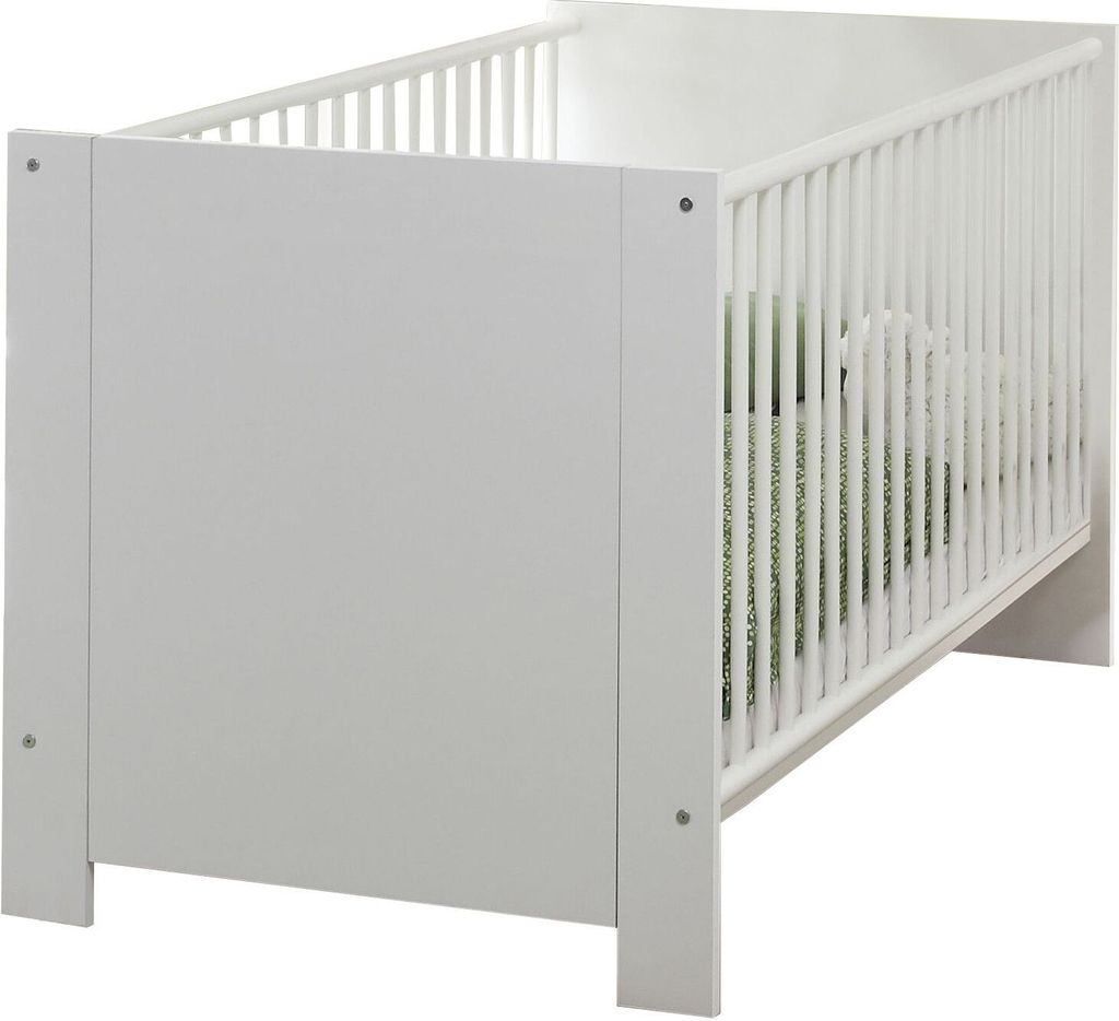 trendteam Babyzimmer Kinderbett Olivia/Julie Weiß 143 x 83 Produktbild 