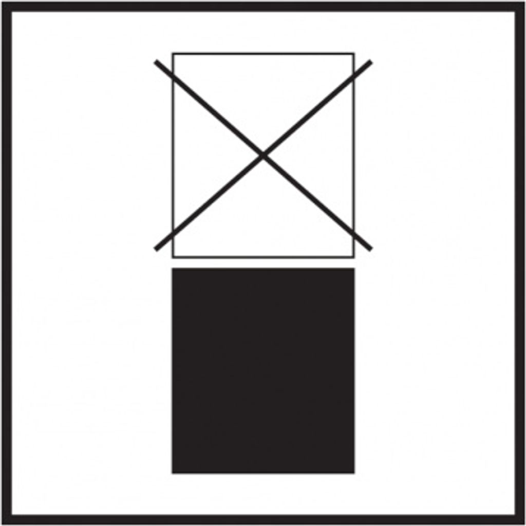 Dreifke Verpackungsetiketten, Nicht stapeln, 100 x 100 mm, Folie selbstklebe...