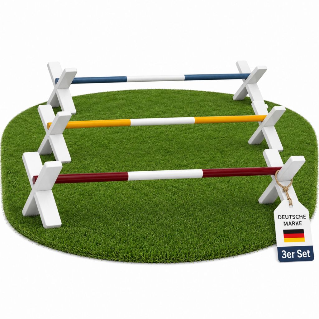 Hoofly Hobby Horse Cavaletti 3er Set – Holz Hindernisse Produktbild 