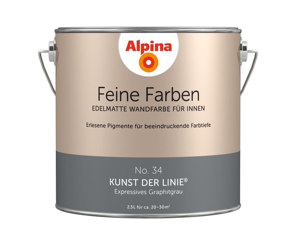 Alpina Feine Farben No. 34 Kunst der Linie® edelmatt 2,5 Produktbild 