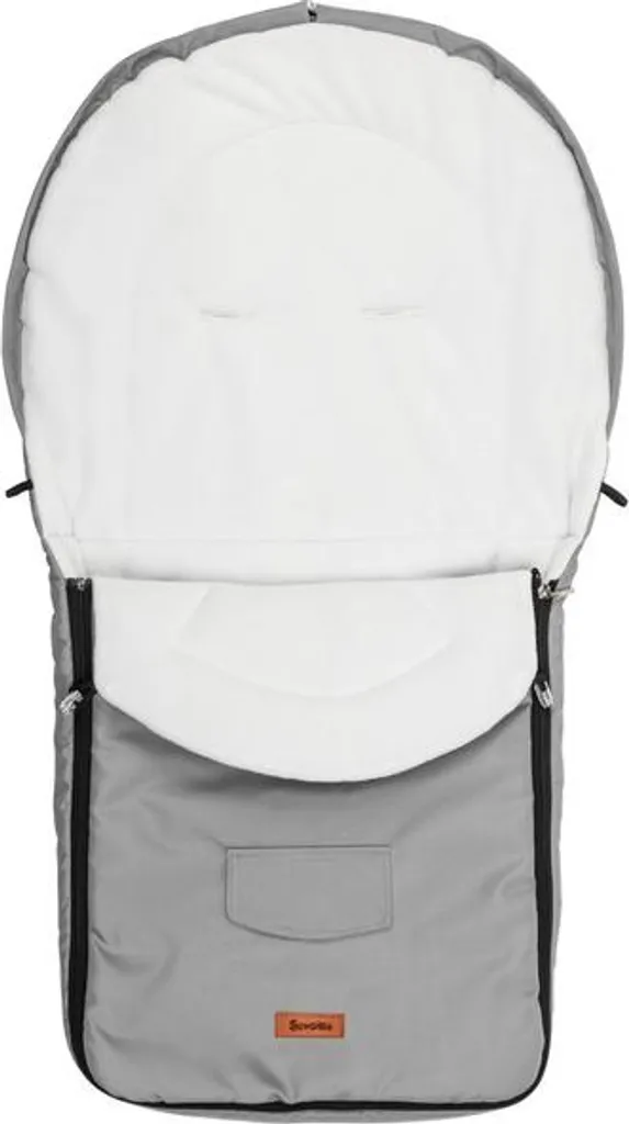 Housse Poussette 95x40 cm Gris Clair avec Tissu Respirant Sensillo