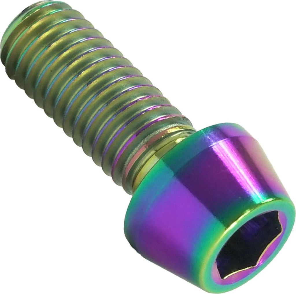 Titan M5x18 Schraube DIN 912 konisch neochrom Produktbild 