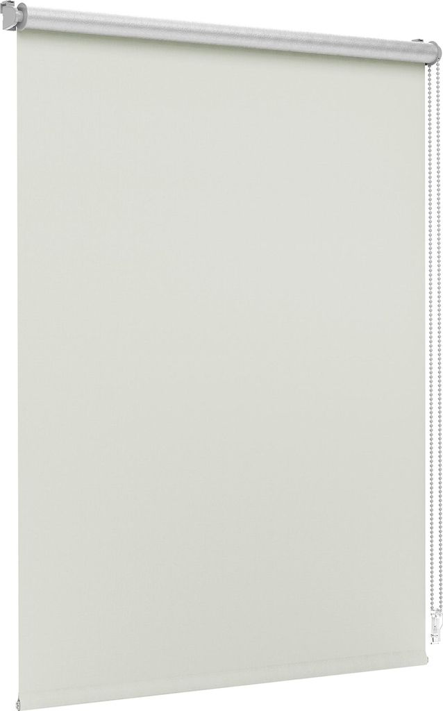 JALOUSIESCOUT Standard Thermorollo mit Klemmmontage / Vollverdunkelnd, 120 x 120 cm, grau ohne Bohren, für Fenster und Türen, Sonnenschutz Sichts...