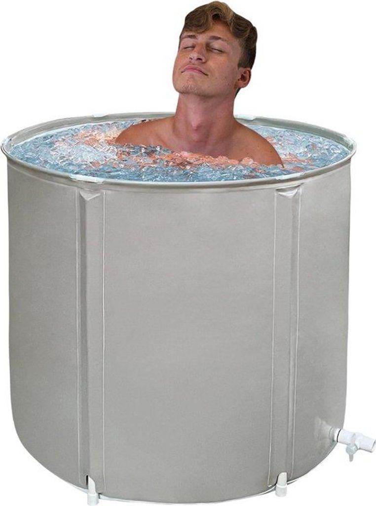 Eisbad 80 cm XL - Met Isolierende Abdeckung - Opvouwbaar En Inklapbaar - Eisbad - Sitzbad - Eisbadewanne
