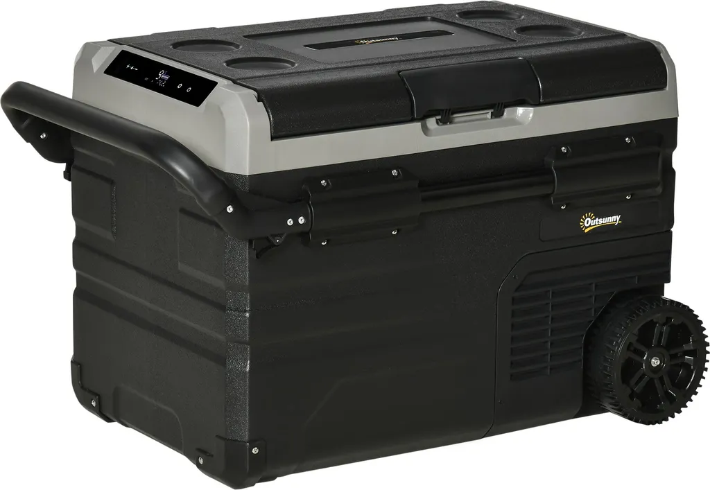 Réfrigérateur de Voiture 40L Fortuna Lai avec Roulettes et Prise Allume-Cigare